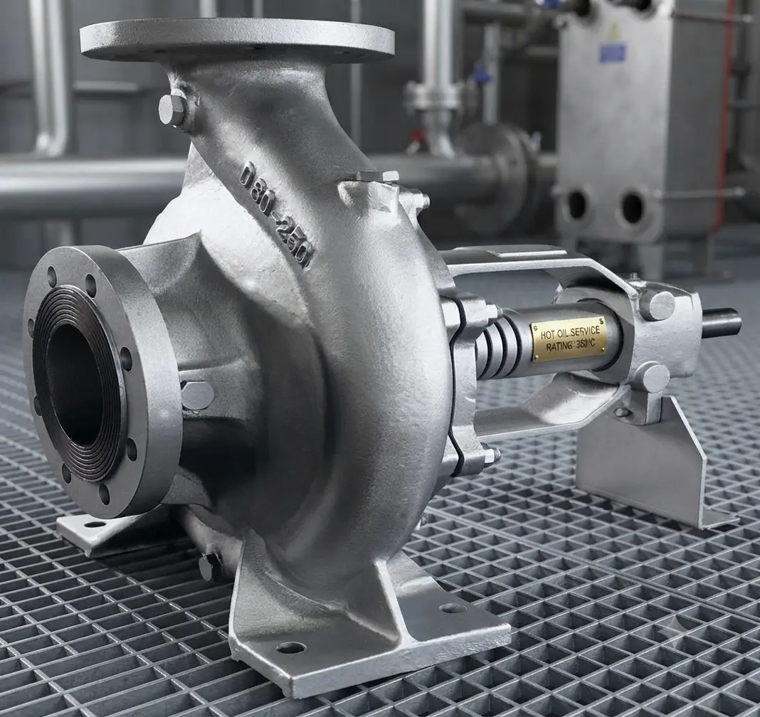 Hot oil pump