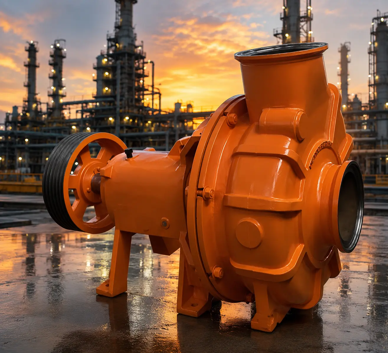 Slurry pump guide