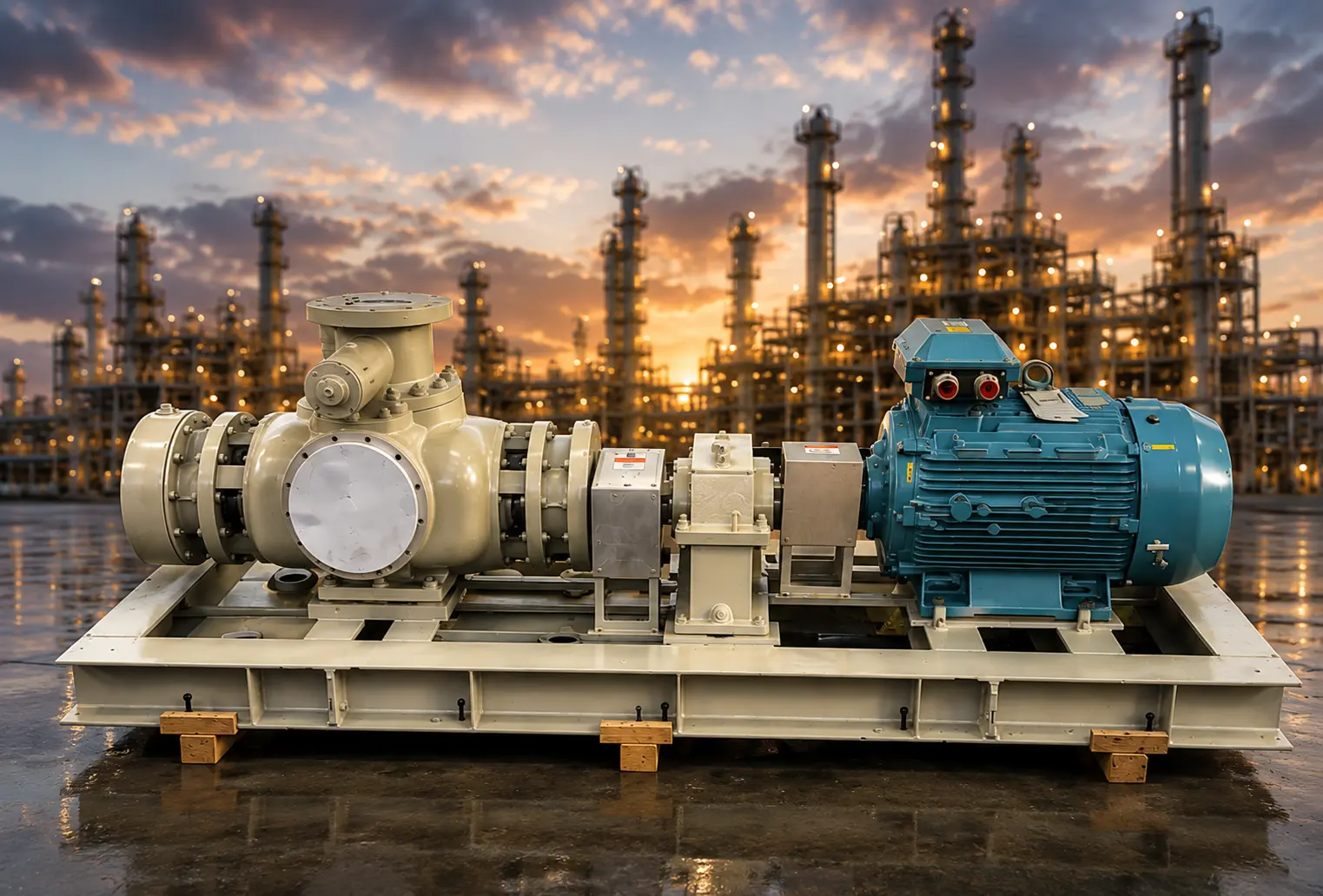 Screw pump supplied to Tehran Oil Refining Company