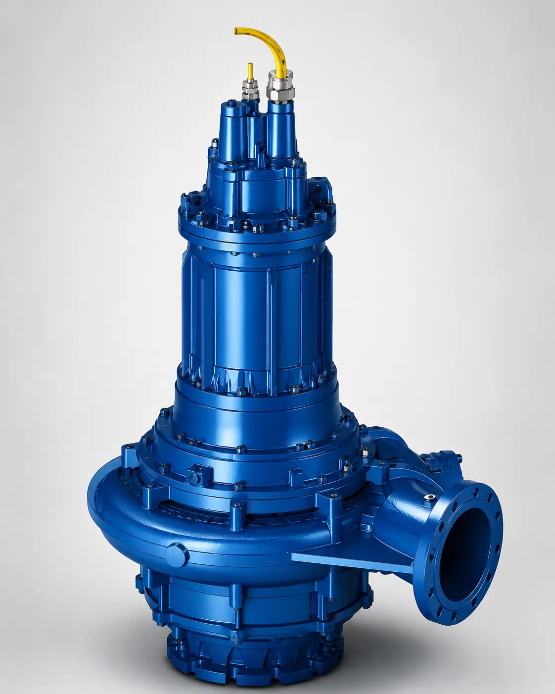 Water treatment submersible pump