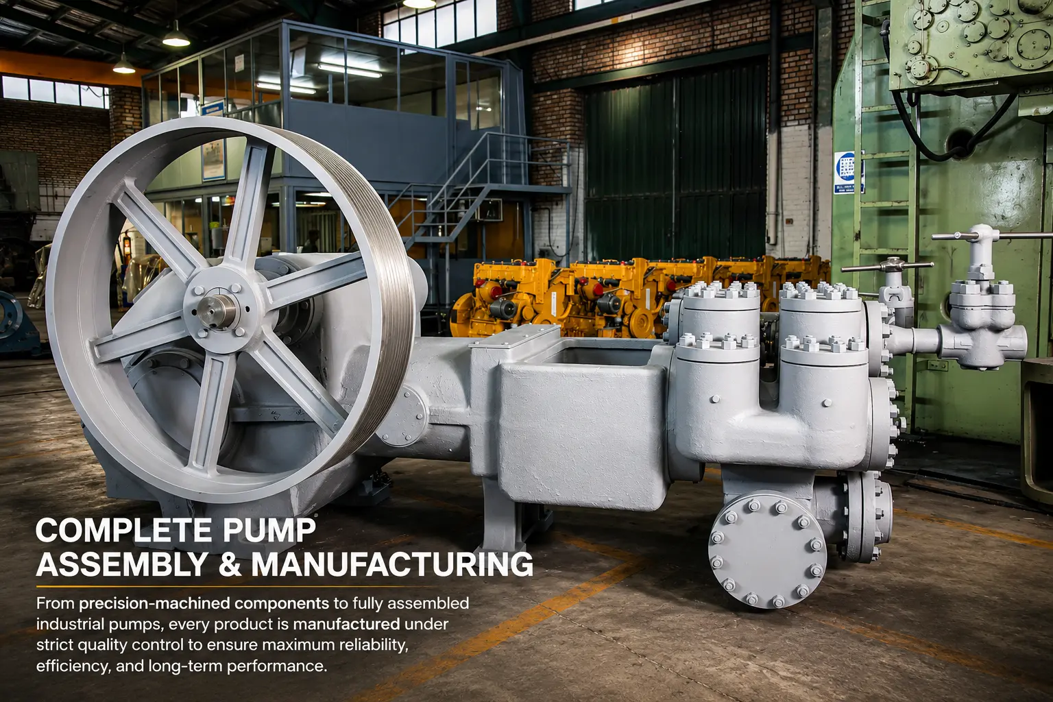 Reciprocating pump project